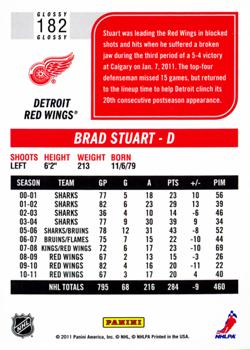 2011-12 Score - Glossy #182 Brad Stuart Back