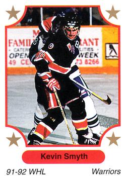 1991-92 7th Inning Sketch WHL #279 Kevin Smyth Front