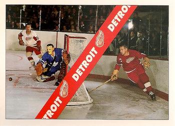 1991-92 Ultimate Original 6 French #6 Detroit Red Wings Front