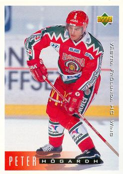 1995-96 Upper Deck Swedish Elite #215 Peter Hogardh Front