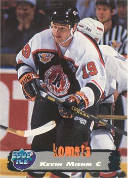 1995-96 Edge Ice #128 Kevin Miehm Front