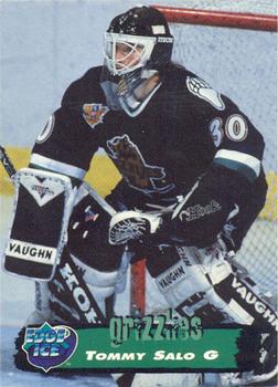 1995-96 Edge Ice #196 Tommy Salo Front