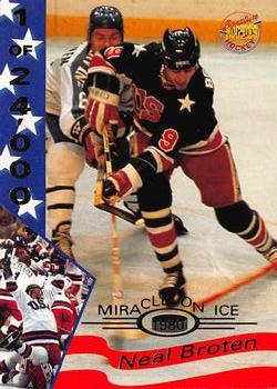 1995 Signature Rookies Miracle on Ice #4 Neal Broten Front