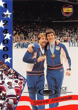 1995 Signature Rookies Miracle on Ice #15 Steve Janaszak Front