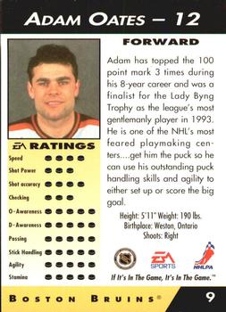 1994 EA Sports NHL '94 #9 Adam Oates Back