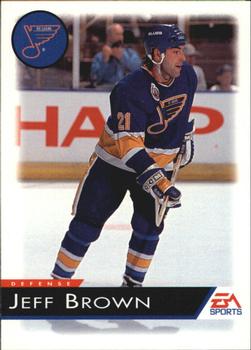 1994 EA Sports NHL '94 #121 Jeff Brown Front