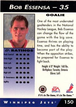 1994 EA Sports NHL '94 #150 Bob Essensa Back