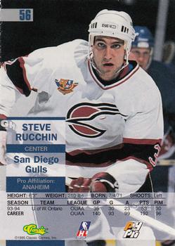 1995 Classic Images - Gold #56 Steve Rucchin  Back
