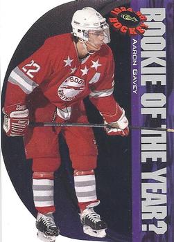 1994-95 Classic - Rookie of the Year Sweepstakes #R6 Aaron Gavey  Front