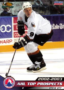2002-03 Choice AHL Top Prospects #32 Steve Ott Front