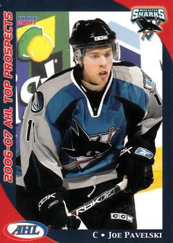 2006-07 Choice AHL Top Prospects #49 Joe Pavelski Front