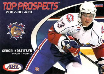 2007-08 Choice AHL Top Prospects #10 Sergei Kostitsyn Front