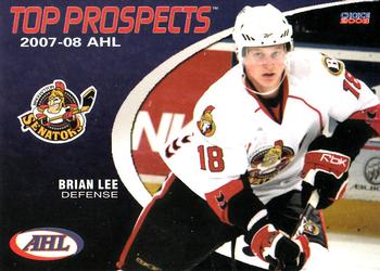 2007-08 Choice AHL Top Prospects #2 Brian Lee Front