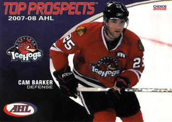 2007-08 Choice AHL Top Prospects #41 Cam Barker Front