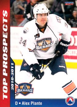 2010-11 Choice AHL Top Prospects #36 Alex Plante Front