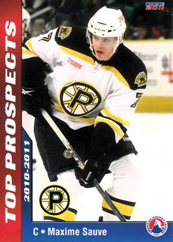 2010-11 Choice AHL Top Prospects #41 Maxime Sauve Front