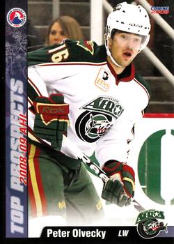 2008-09 Choice AHL Top Prospects #15 Peter Olvecky Front