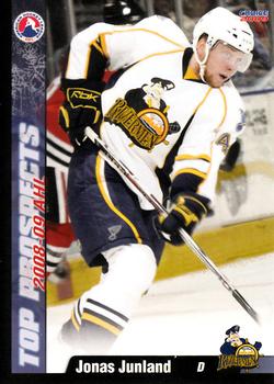 2008-09 Choice AHL Top Prospects #28 Jonas Junland Front