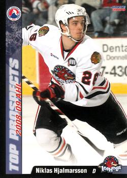 2008-09 Choice AHL Top Prospects #39 Niklas Hjalmarsson Front