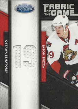 2011-12 Panini Certified - Fabric of the Game Jersey Number #103 Jason Spezza Front
