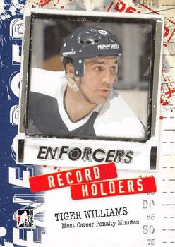 2011-12 In The Game Enforcers #20 Tiger Williams Front