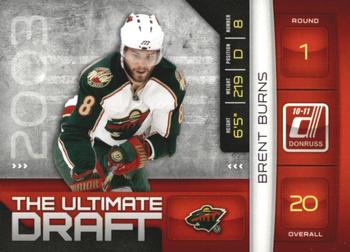 2010-11 Donruss - The Ultimate Draft #16 Brent Burns Front
