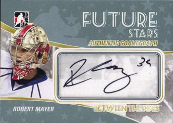 2010-11 In The Game Between The Pipes - Autographs #A-RM Robert Mayer  Front