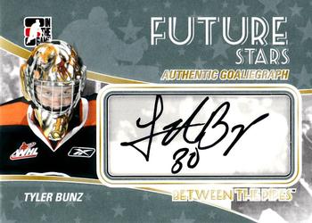 2010-11 In The Game Between The Pipes - Autographs #A-TB Tyler Bunz  Front