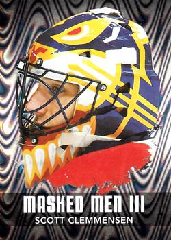 2010-11 In The Game Between The Pipes - Masked Men III Silver #MM-14 Scott Clemmensen  Front