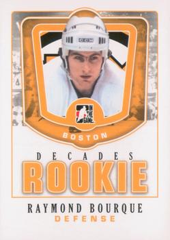 2010-11 In The Game Decades 1980s - Decades Rookies #DR-38 Ray Bourque Front