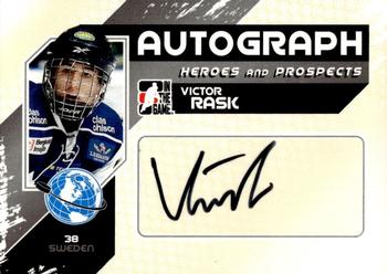 2010-11 In The Game Heroes and Prospects - Autographs #A-VR Victor Rask  Front