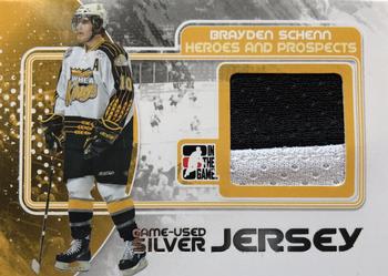 2010-11 In The Game Heroes and Prospects - Game Used Jerseys Silver #M03 Brayden Schenn  Front
