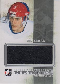 2010-11 In The Game Heroes and Prospects - Heroes Game Used Jerseys Silver #HM11 Eric Lindros  Front