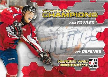 2010-11 In The Game Heroes and Prospects - Memorial Cup Champions #MC-05 Cam Fowler  Front