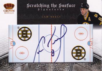 2010-11 Panini Crown Royale - Scratching the Surface Signatures #12 Cam Neely Front