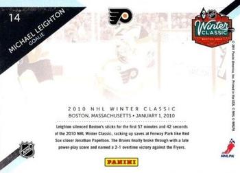 2010-11 Playoff Contenders - The Great Outdoors #14 Michael Leighton  Back