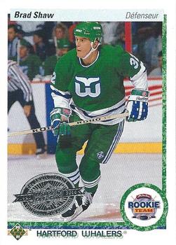 2010-11 Upper Deck French - 1990-91 Upper Deck French Buybacks #327 Brad Shaw Front