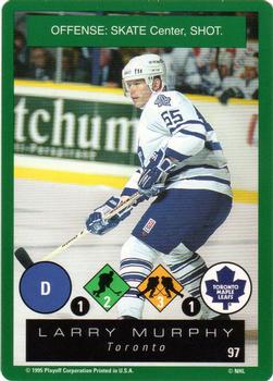 1995-96 Playoff One on One Challenge #97 Larry Murphy  Front