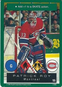1995-96 Playoff One on One Challenge #55 Patrick Roy  Front