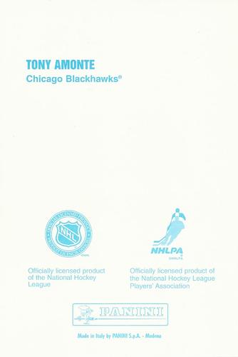 1998-99 Panini Photocards #NNO Tony Amonte Back