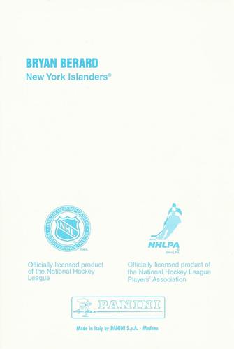 1998-99 Panini Photocards #NNO Bryan Berard Back