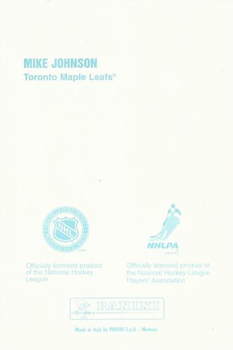 1998-99 Panini Photocards #NNO Mike Johnson Back