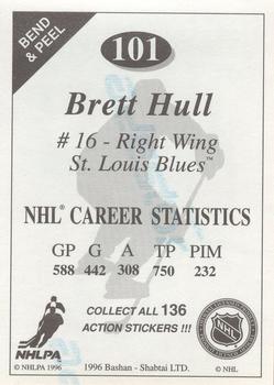1995-96 Bashan Imperial Super Stickers #101 Brett Hull Back