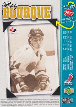 1996-97 Upper Deck Post Cereal Grow Like a Pro #NNO Ray Bourque Back