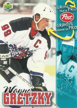 1996-97 Upper Deck Post Cereal Grow Like a Pro #NNO Wayne Gretzky Front