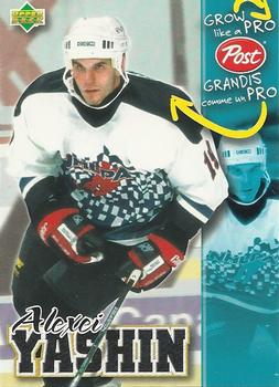 1996-97 Upper Deck Post Cereal Grow Like a Pro #NNO Alexei Yashin Front