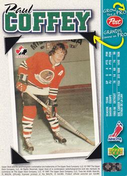1996-97 Upper Deck Post Cereal Grow Like a Pro #NNO Paul Coffey Back