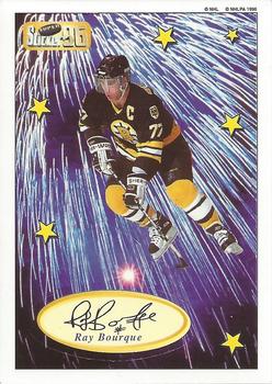 1995-96 Bashan Imperial Super Stickers - Die Cut #6 Ray Bourque Front