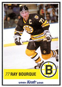 1990-91 Kraft #3 Ray Bourque Front