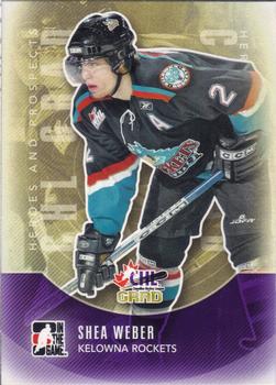 2011-12 In The Game Heroes and Prospects #195 Shea Weber Front